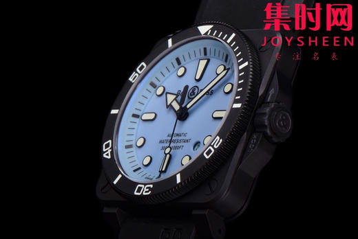 M+柏莱士INSTRUMENTS系列BR03A 方形男士腕表 陶瓷壳 雾霾蓝 商品图5