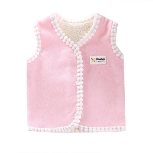 【39任选2件】【49任选2件】书香小鲤鱼儿童加绒加厚马甲中小童秋冬新款保暖背心坎肩男女童宝宝外穿洋气80-160 商品图7