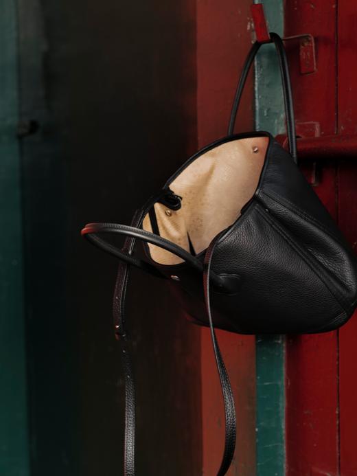 福棠 新西兰红鹿皮手工两用托特包 轻柔软纹高质手感 山林曦照 商品图3