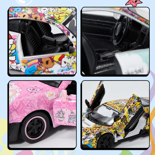 KIDSROYAL 1:36合金车—大众甲壳虫 TOKIDOKI联名款（多款可选） 商品图4