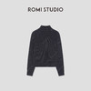 ROMI STUDIO100%精纺绵羊毛长袖弹性针织高领套头毛衫 RWBWST1612【现货】 商品缩略图0