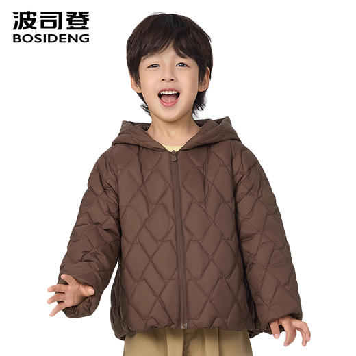 波司登25新款男女童短款儿童羽绒服连帽抗菌绒T250135042Q 商品图1