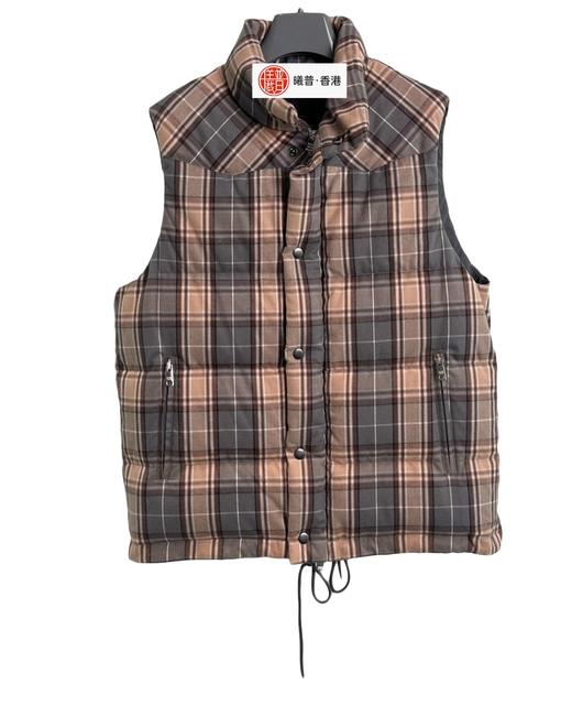 女款格纹立领羽绒马甲020 商品图0