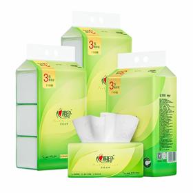 心相印 茶语丝享系列抽纸3层110抽3包*3提 A0DC03B-03R