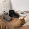 【澳洲品牌】EVERAU秋冬女鞋皮毛一体人鱼跟6CM厚底复古保暖雪地靴UEA3014 商品缩略图1
