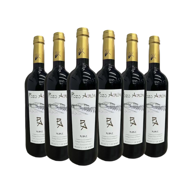 【整箱购，买一送一】爱隆 橡木桶红葡萄酒2016年 750ml*6