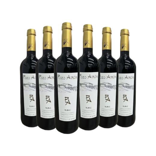 【整箱购，买一送一】爱隆 橡木桶红葡萄酒2016年 750ml*6 商品图0