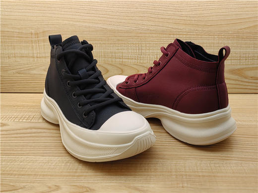 2024豪行秋冬款正品高帮短靴轻便时尚休闲舒适厚底女单靴24491153 商品图4