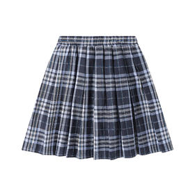 【秒】【特】【MQD】女童百搭英伦格子短裙