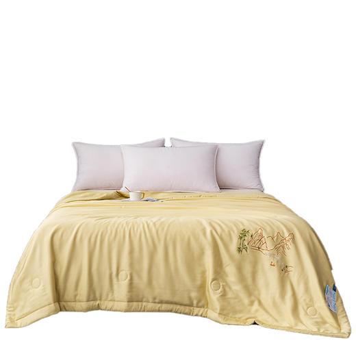 啄木鸟 天丝夏被-秋菊黄200*230cm ZMN-XB-10 商品图0