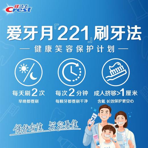 佳洁士 健康专家防蛀修护长效清新薄荷140g*2支 PG9839 商品图4