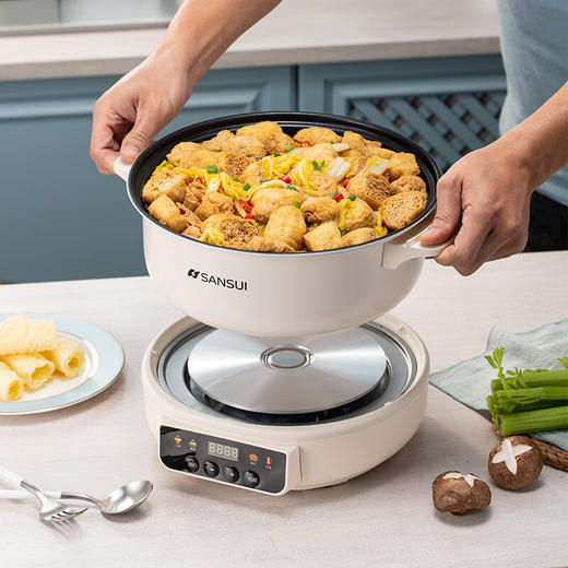 日本山水SANSUI多功能分体电火锅（电脑款）SHG-5342  5L 商品图1