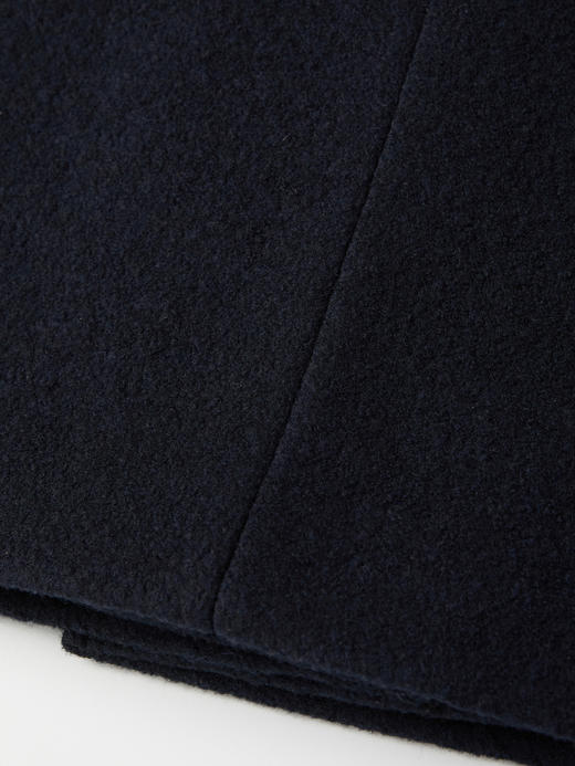 ROMI STUDIO“棕标甄选”100%绵羊毛双排扣宽松大衣外套RW24WWG0011【现货】 商品图7