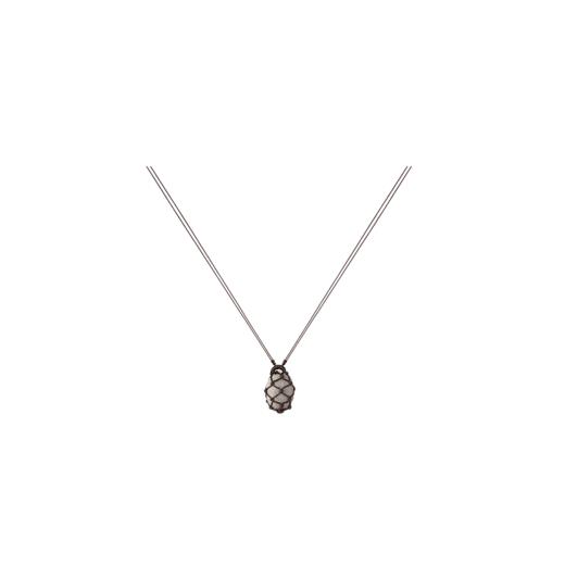 ROMI STUDIO 非金属棉绳项链 手工编织珊瑚石吊坠项链 RWCLPJ3591(现货） 商品图0