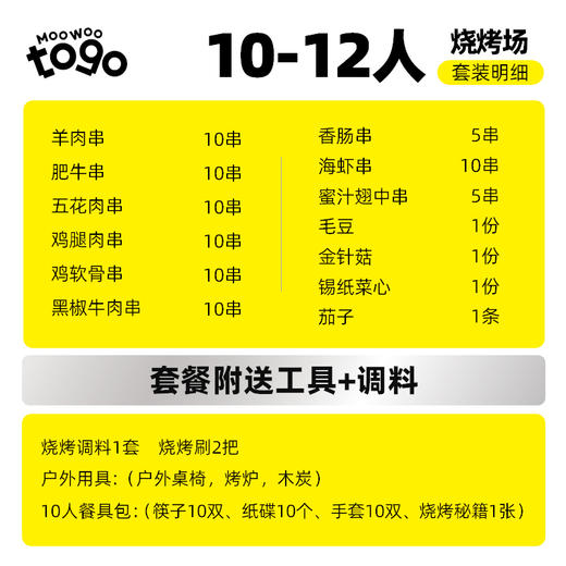 烧烤场专用套餐，含食材、场地 商品图3