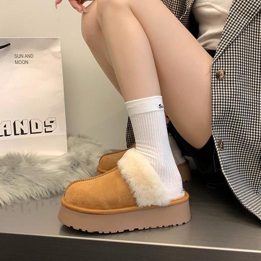 【YW】无忧购加绒保暖棉鞋女外穿冬季新款一脚蹬保暖棉鞋 1778（截单后3-5天发货) 商品图5
