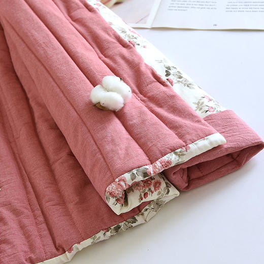 FL505棉花保暖衣全棉棉服花棉袄新中式盘扣国风 商品图3