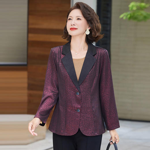 FW 6607西装外套洋气小西服休闲薄上衣 商品图0