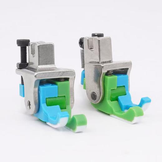 甄作新款平车专用塑料高低滚轮压脚铁氟龙正反高低止口薄厚通用缝纫机配件 商品图2