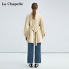 拉夏贝尔/La Chapelle简约气质纯棉风衣外套中长款英伦风别致时尚上衣 商品缩略图4