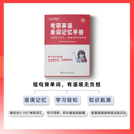 【晶婷老师】2027考研英语核心词汇3500速背手册词汇导图 商品图4