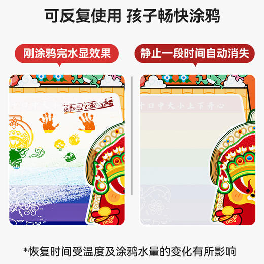 【双十一秒 超大水画布】纽奇正品！1.5米的超大号水画布，春晚演出的非遗英歌舞主题，可印可画可涂鸦，一张满足孩子天马行空的创作~ 商品图6