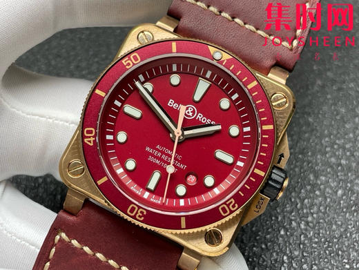 BR-柏莱士INSTRUMENTS系列BR0392 青铜壳BR-0392 方形男士腕表 商品图3