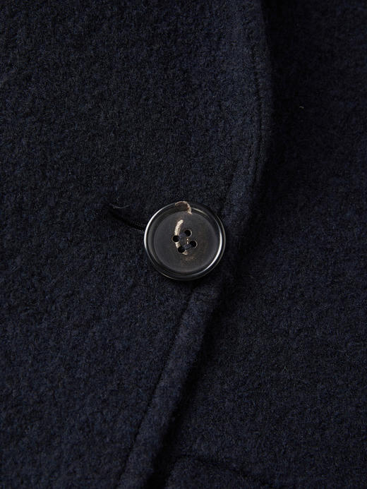 ROMI STUDIO“棕标甄选”100%绵羊毛双排扣宽松大衣外套RW24WWG0011【现货】 商品图3