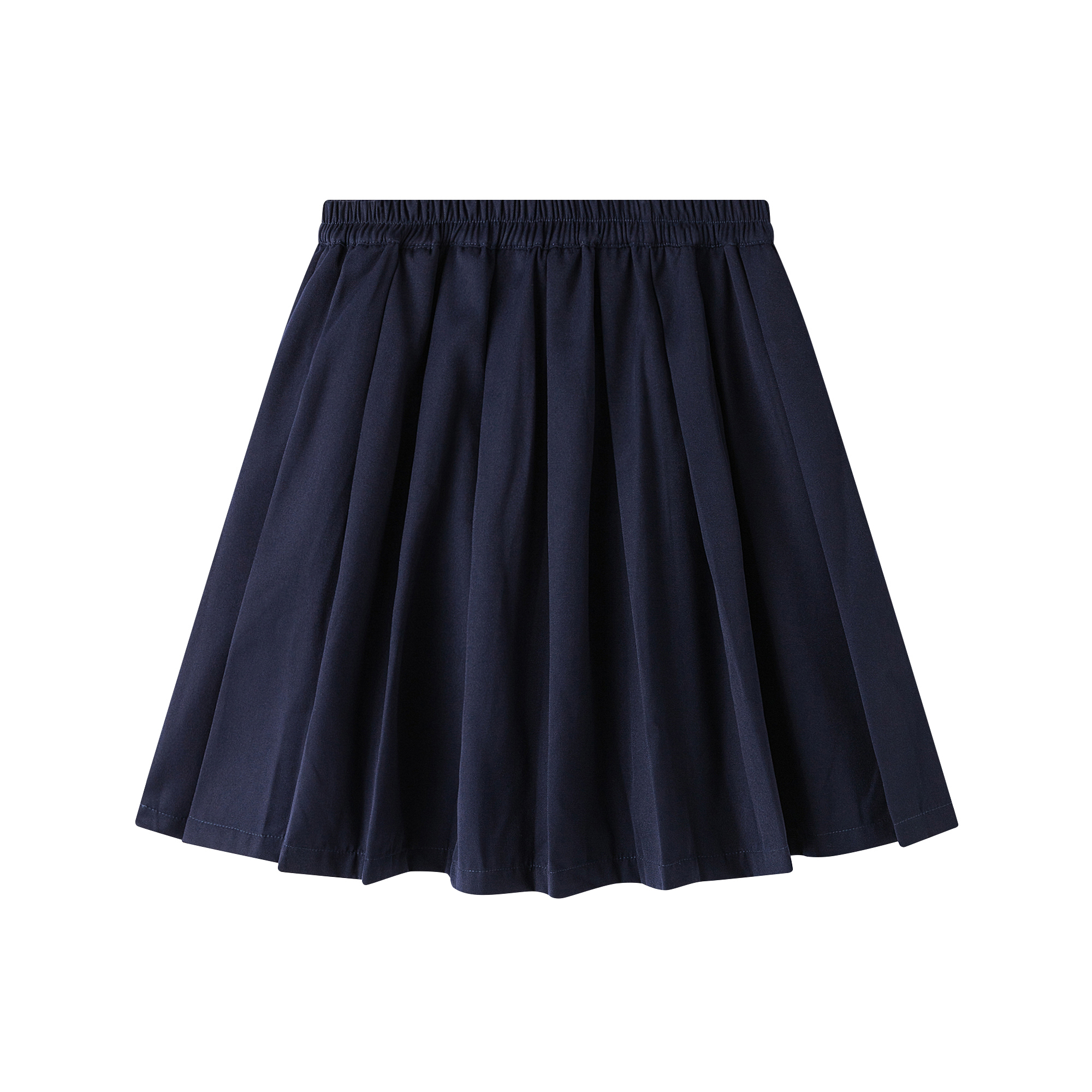 【MQD】女童百搭纯色短裙