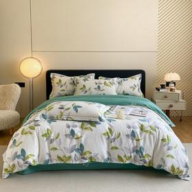 纯棉全棉80支大版活性印花四件套床单被罩被套床笠双人单人三件套