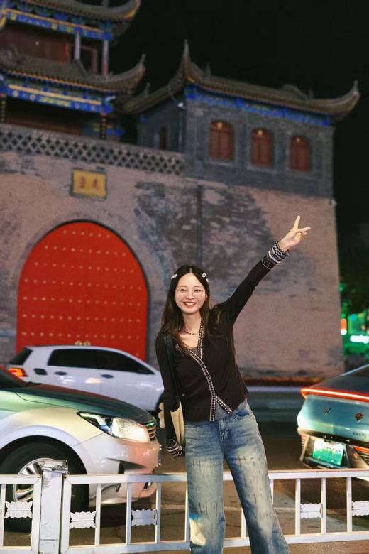 中古风双织提花针织羊毛混纺开衫 商品图5