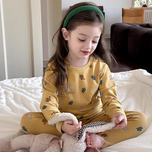 【49.9任选2套】‼️把“撸猫级"温暖穿在身上🔥秋冬季新款秋衣秋裤家居服打底套装聚【2511“羊毛”服装】 商品图3