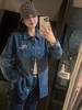迪家潮流史诗 蓝色宣言 蓝色图腾牛仔外套 商品缩略图6