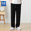 【含羊毛】罗蒙秋冬厚款保暖卫裤男士奥粒绒羊毛卫裤直筒休闲百搭男长裤 商品缩略图0