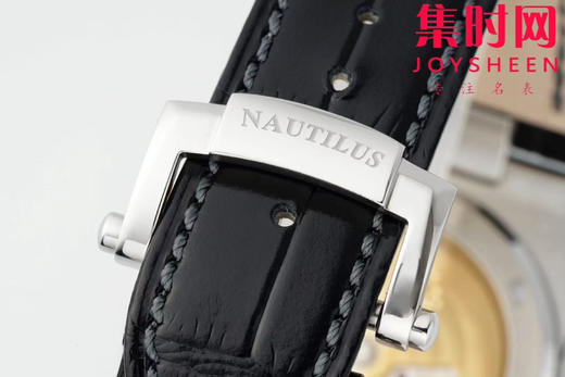 DDF配重版 百达翡丽 鹦鹉螺5711系列皮带款 无法拒绝的5711岩石灰一眼难忘 原版配重102克 丹东324一体机 男士腕表 表径40mm 商品图7