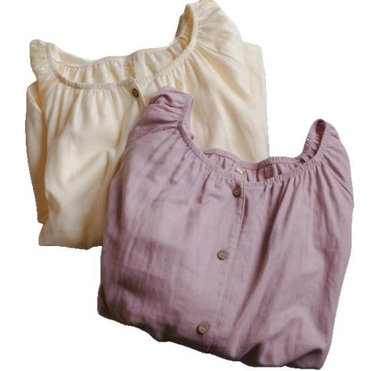 A类棉纱【简约纯色宽松睡衣】秋冬圆领长袖长裤睡衣套装 春秋家居服可外穿 商品图4