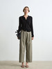 ROMI STUDIO垂坠感精致休闲高挑西装设计感直筒长裤 D3122(现货) 商品缩略图0