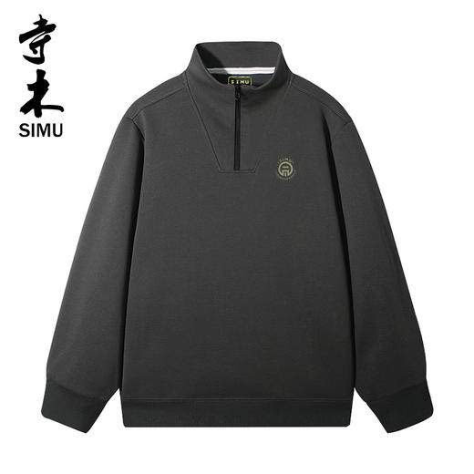 香港寺木秋季半拉链立领卫衣 上身大牌感十足！男女同款 商品图8