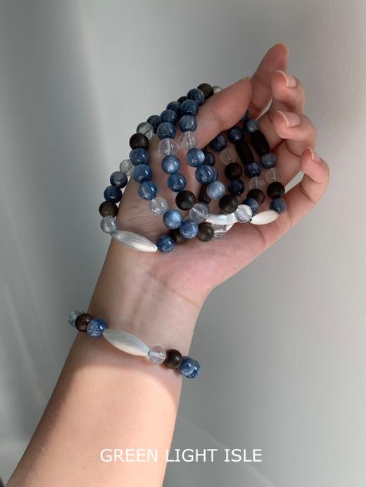 【一叶舟】喜水木·内在平和与沟通 蓝晶石/海蓝宝/沉香 商品图3