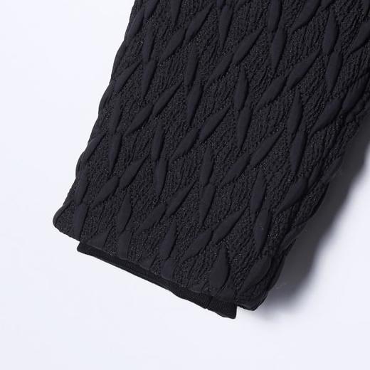 23938SDSA男士秋冬新款痞帅男装潮牌提花拼接假两件V领棉服外套时尚潮 商品图3