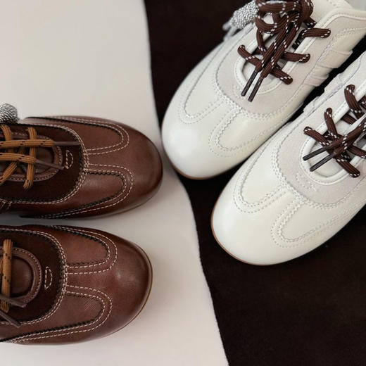 纪华菲·大幂幂款羊皮音符德训鞋 | 全羊皮奢侈用料，时髦高级设计，好穿到犯规 商品图3