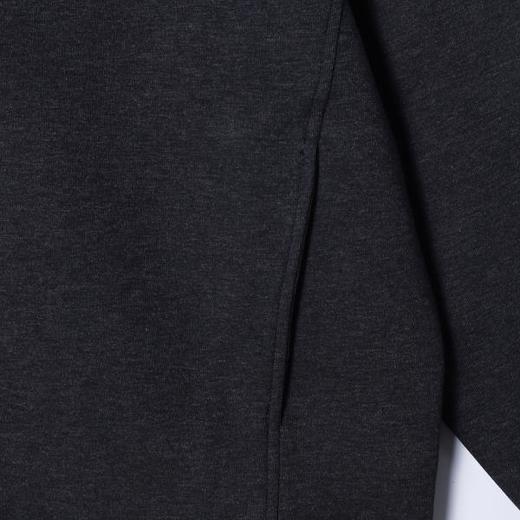 9580SDSA男士秋冬新款痞帅男装极简风纯色棒球领纽扣开衫卫衣百搭时尚 商品图3