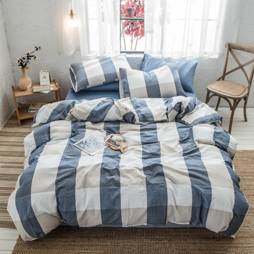 啄木鸟 全棉水洗棉 四件套200*230cm ZMN-QMSX-01 商品图0