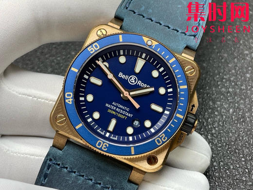 BR-柏莱士INSTRUMENTS系列BR0392 青铜壳BR-0392 方形男士腕表 商品图3