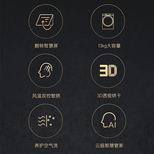 卡萨帝（Casarte）洗烘套装 CE B13LWNVUTLCU1+CG S13YTFTLCU1 商品图9