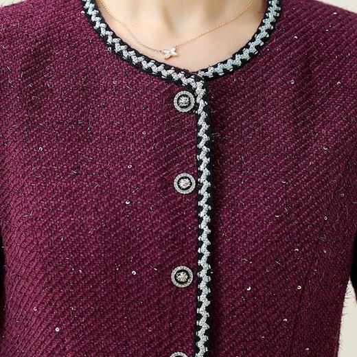 QYM 7259012-Y套装礼服上衣+中长款半身裙 商品图3