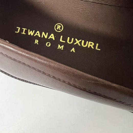 jiwana英伦风流苏乐福鞋。黑色。棕色 自己备注号码颜色 商品图7