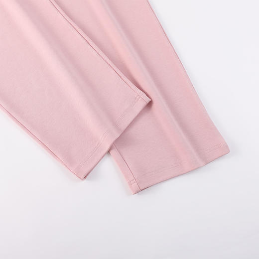 自然醒栖心情侣男女单裤100%棉居家睡裤QH 商品图8