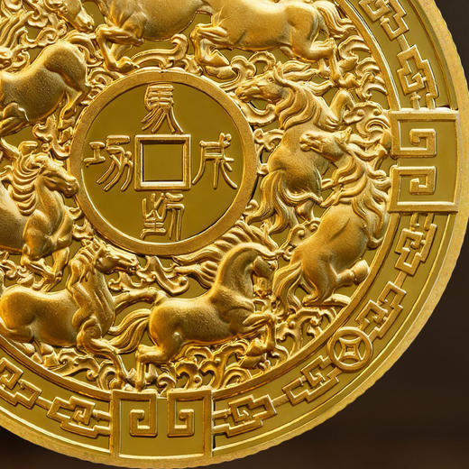 2025马年生肖荧光纪念章40mm 封装版 商品图7