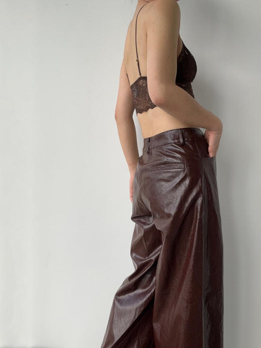 LOAM｜迭影 双层蕾丝三角杯短吊带 [ 黑 / 白 / 绿 / 蓝 / 黄 / 咖  ] 商品图11